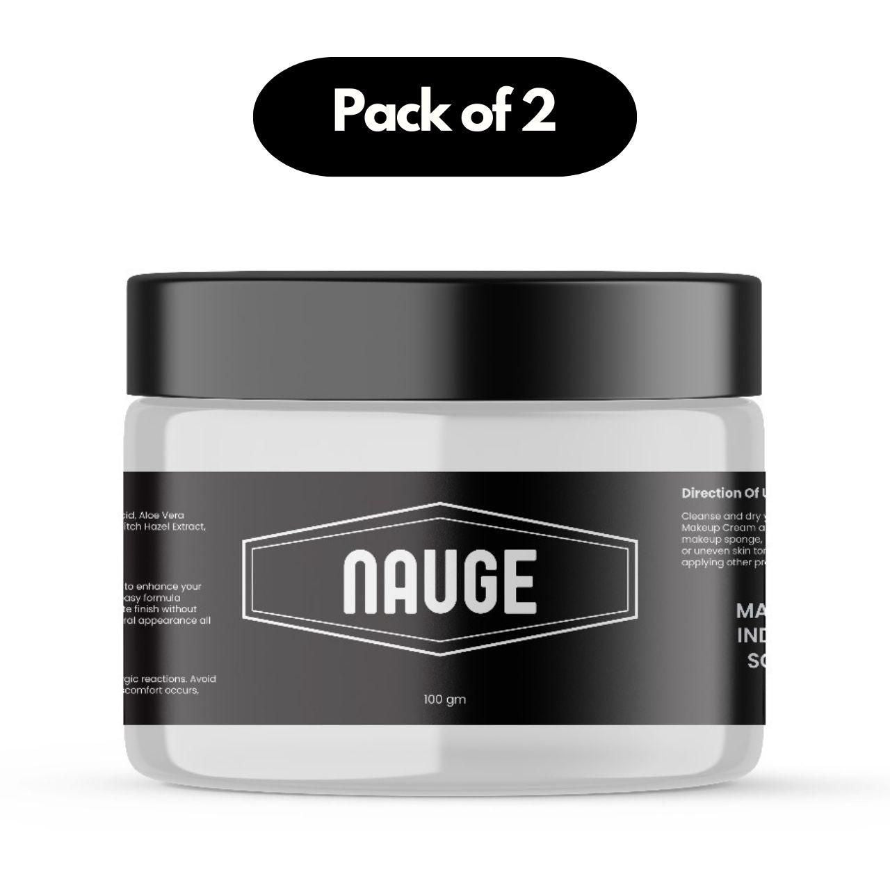 Specially formulated for men's skin, this professional-grade makeup cream provides natural coverage that conceals imperfections while maintaining a masculine appearance. Each 200gm container is designed for easy application and buildable coverage. This value pack of two ensures continuous use for maintaining your groomed look across multiple applications.