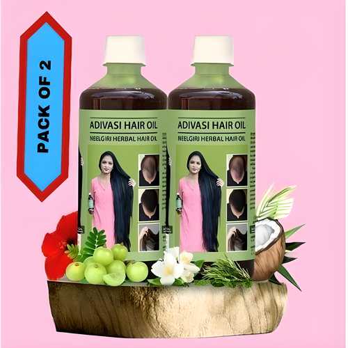 Experience the traditional wisdom of Adivasi Neelgiri Herbal Hair Oil, now available in a convenient pack of two 125ML bottles. This specialized formulation combines ancient herbal knowledge with Neelgiri (Eucalyptus) extracts to nourish the scalp, strengthen hair follicles, and promote healthier hair growth. Regular application helps combat common hair concerns while providing a cooling sensation that soothes the scalp.