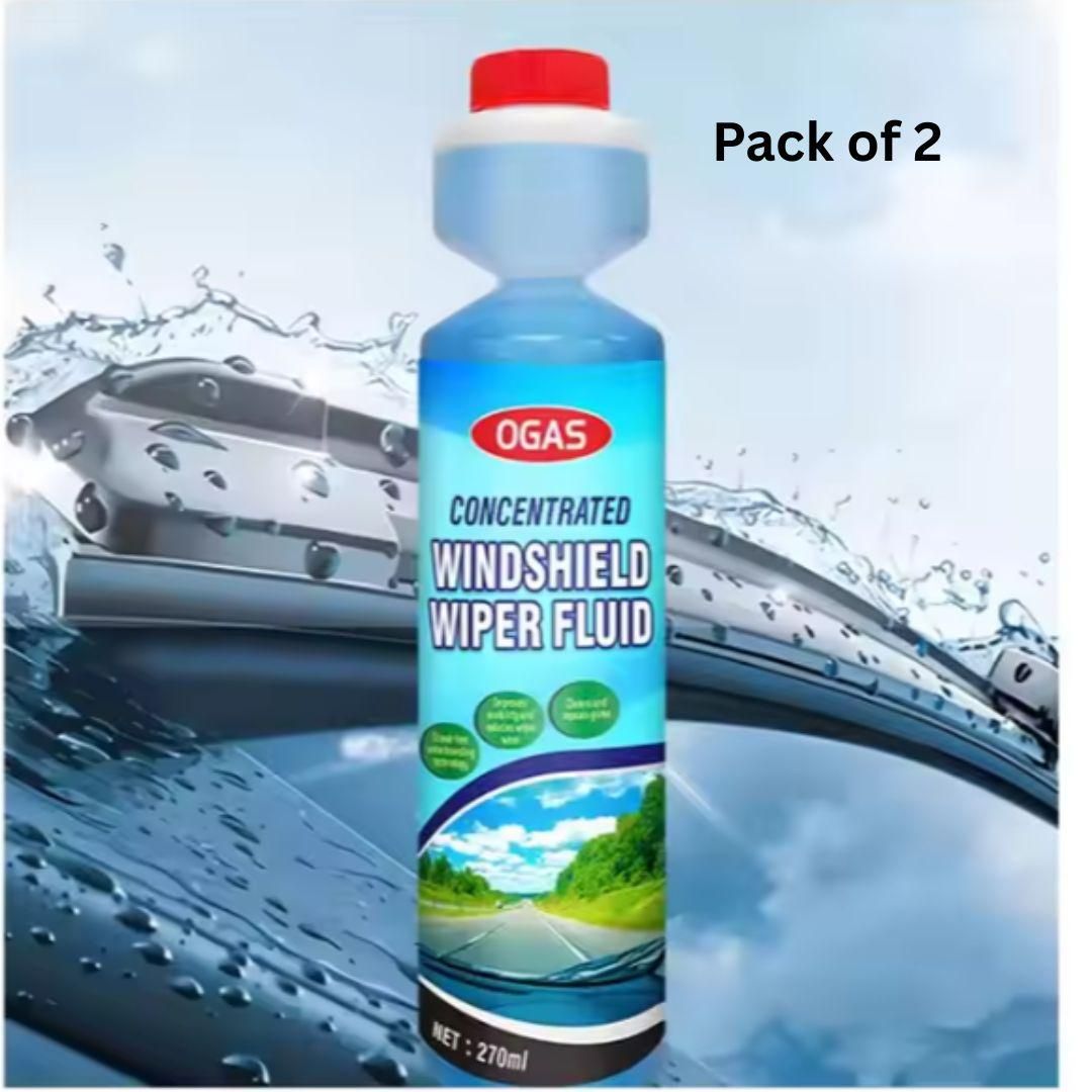 This pack of two concentrated windshield washer fluids offers superior cleaning power to keep your vehicle’s glass spotless. Formulated to effectively dissolve dirt, grease, and road grime, it enhances visibility and driving safety. Easy to dilute for customized use, this fluid also helps prevent streaking and residue buildup, ensuring a clear, streak-free windshield in all weather conditions. Ideal for maintaining optimal glass clarity and performance.