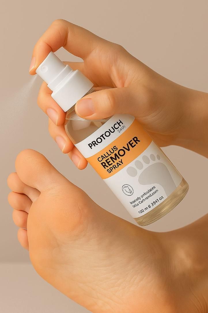 This professional-strength Callus Remover Spray delivers targeted treatment for stubborn calluses and hardened skin. The precision 100ml applicator ensures controlled distribution of our clinically-developed formula, which rapidly breaks down keratin bonds in thickened skin. Contains specialized exfoliating compounds that work efficiently without compromising surrounding healthy tissue. Recommended by podiatrists for consistent maintenance of smooth, callus-free feet.