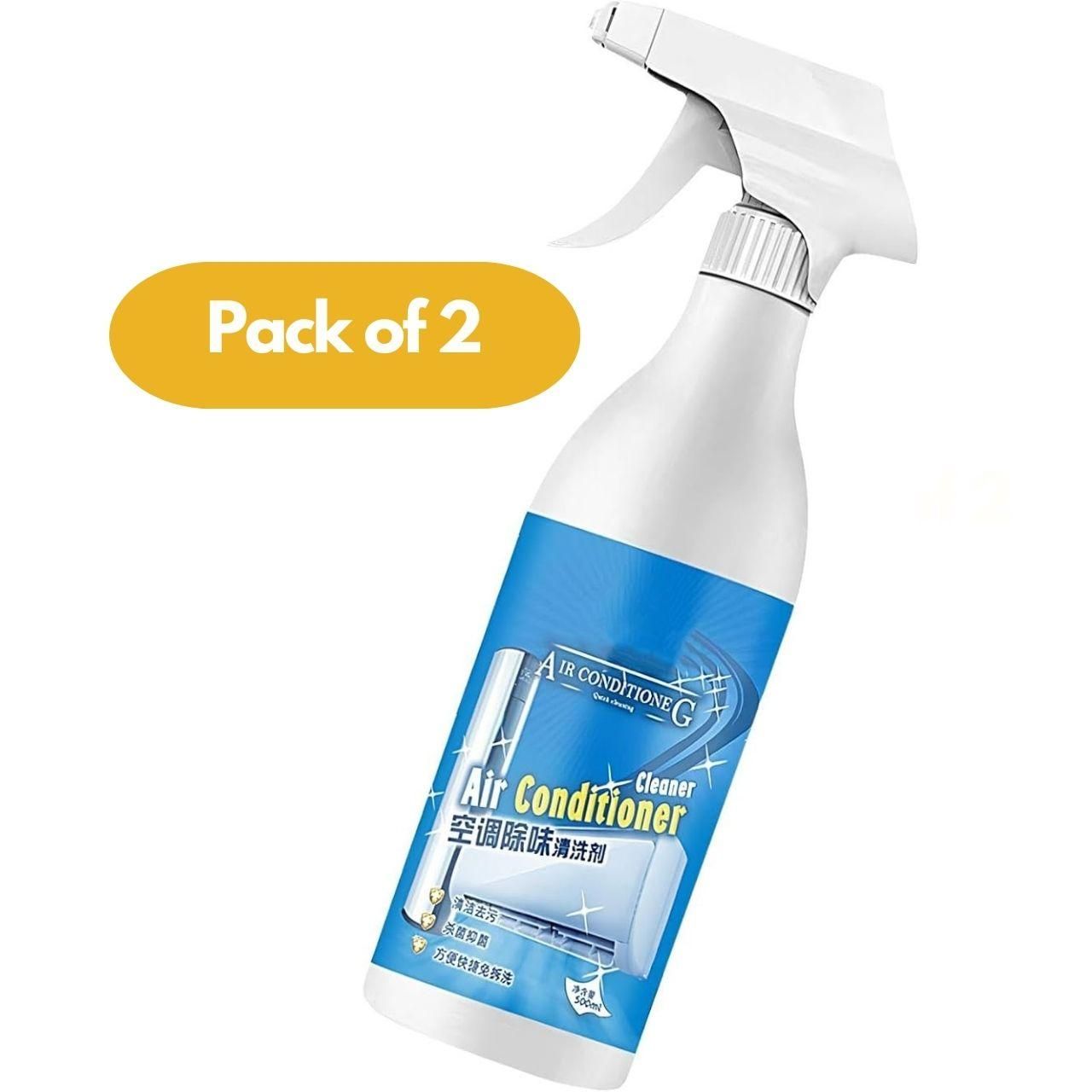 This professional-grade air conditioner cleaning solution comes in two generous 1000ML bottles, providing comprehensive maintenance for your cooling systems. The specialized formula effectively dissolves accumulated dirt, grime, and microbial growth from evaporator coils and internal components. Regular application helps maintain optimal thermal efficiency, extends equipment lifespan, and improves indoor air quality by eliminating allergens and odor-causing particles.