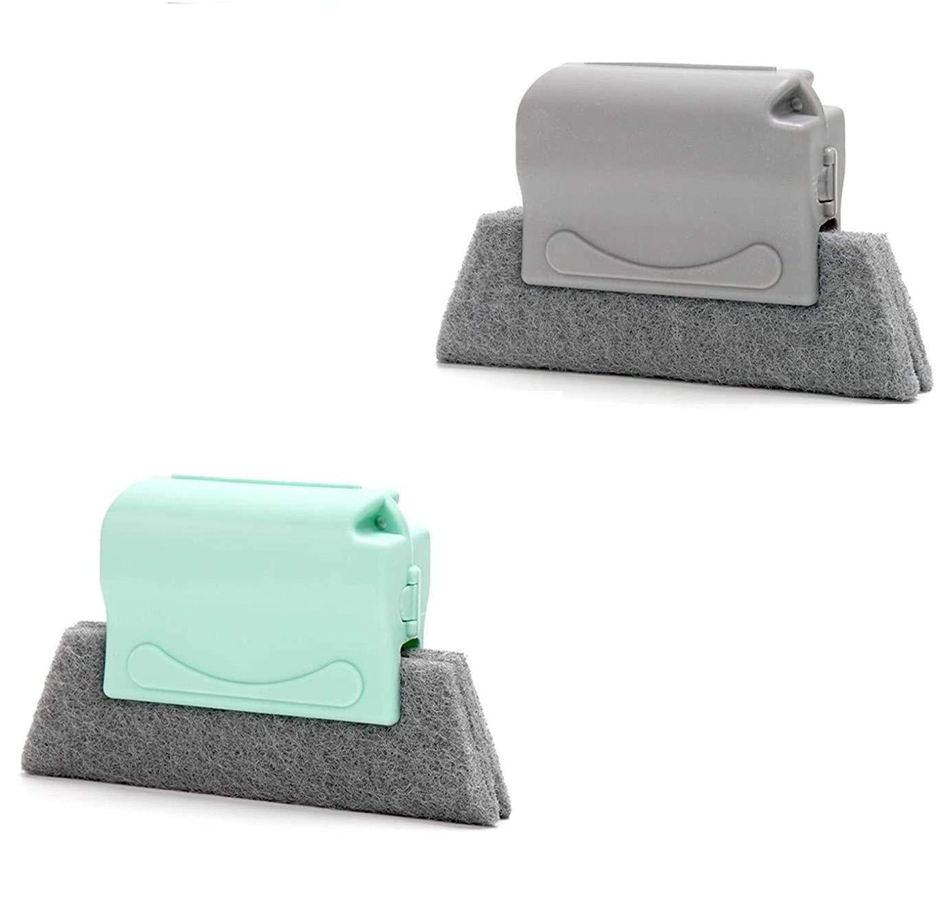 This pack of two multipurpose hand-held window groove cleaning brushes is designed for precise and efficient cleaning of narrow spaces. Their compact size and ergonomic handle allow easy access to window grooves, tracks, and other tight areas, ensuring thorough removal of dust and debris. Durable bristles provide effective scrubbing without damaging surfaces, making these brushes ideal for maintaining cleanliness in hard-to-reach spots with professional results.