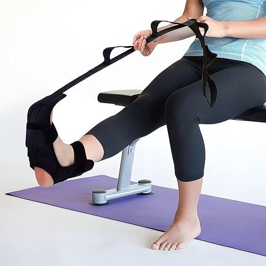 The Foot Stretcher Belt is expertly designed to improve foot flexibility and reduce muscle tightness. It provides controlled, adjustable resistance to help safely deepen stretches, making it ideal for rehabilitation, athletic training, and enhancing overall foot mobility. Constructed from durable materials, this belt supports consistent use and effective stretching routines, promoting better foot health and injury prevention.