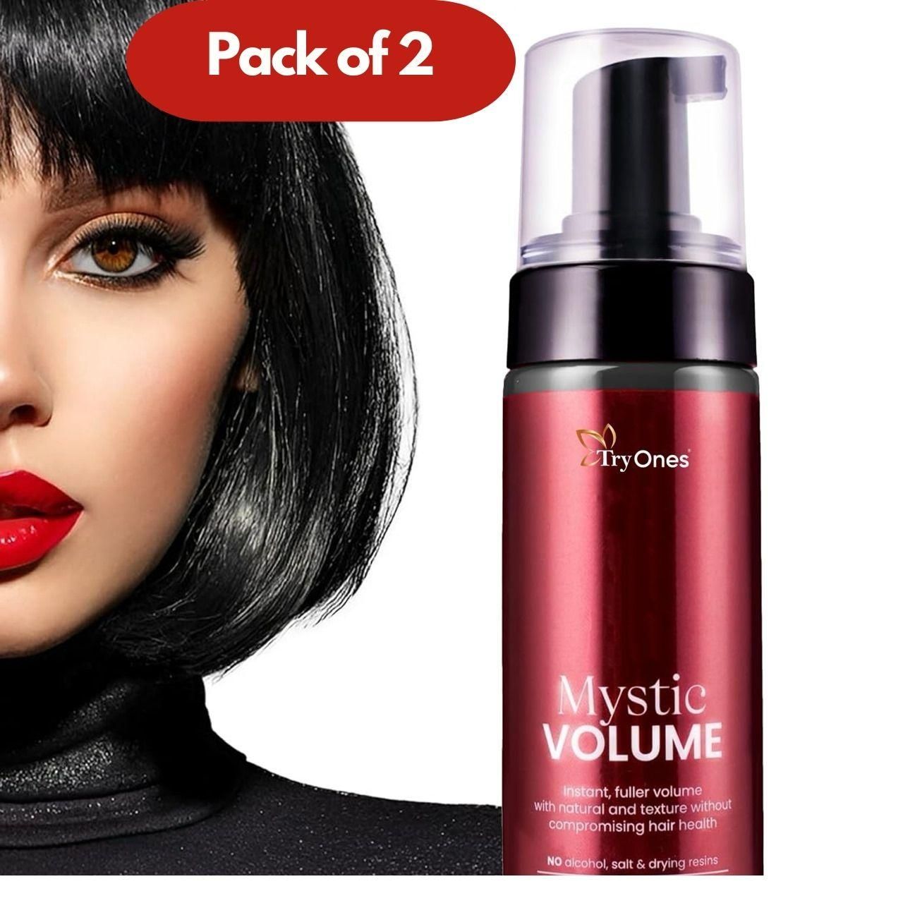 The Mystic Volume 200ml Pack of 2 delivers professional-grade volumizing treatment for transformative hair enhancement. Each bottle contains our proprietary blend of lightweight polymers and botanical extracts that create substantial lift from root to tip. This value duo provides consistent, salon-quality results for all hair types, particularly beneficial for fine or limp hair requiring structural support and enhanced body.