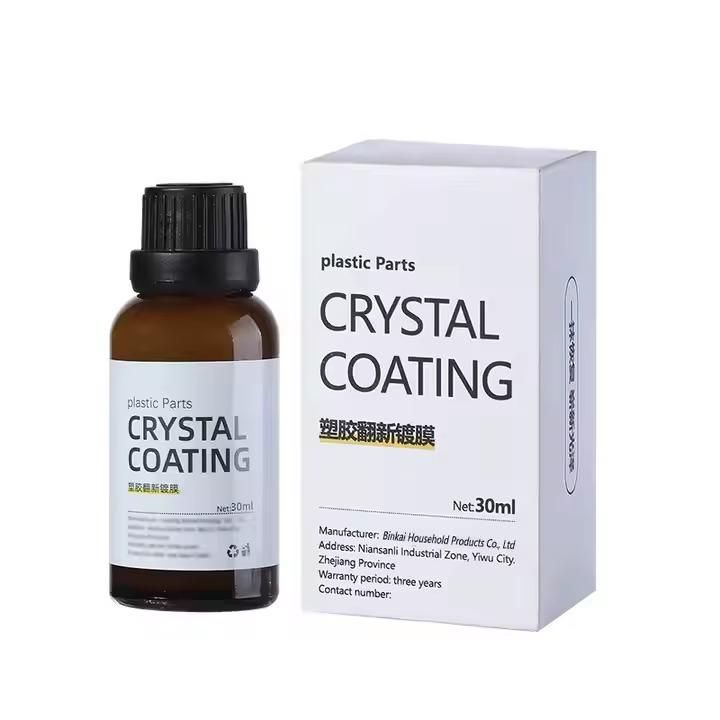 Advanced nano-ceramic formulation engineered to revitalize and shield plastic components from environmental degradation. This high-performance 30ml coating establishes a molecular bond with polymer surfaces, providing exceptional UV resistance, color stabilization, and hydrophobic properties. Ideal for automotive applications, it restores luster to faded trim while creating a protective barrier against contaminants, ensuring prolonged aesthetic integrity with professional-grade durability.