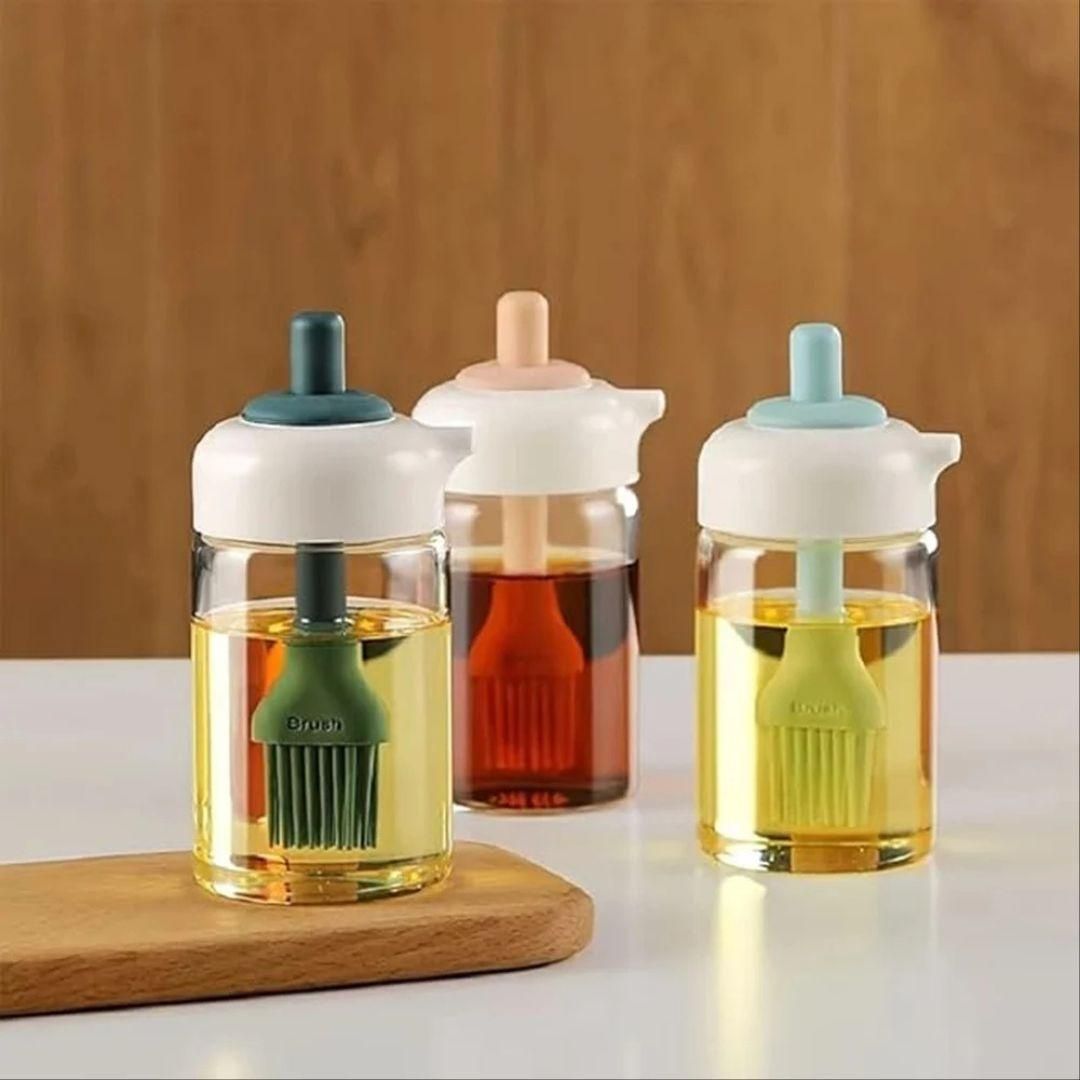 The Plastic 2 In 1 Oil Dispenser with a 250 ml capacity is engineered for precise and convenient oil dispensing. Its dual-function design allows controlled pouring and easy storage, minimizing spills and waste. Crafted from durable plastic, it offers lightweight handling and long-lasting use, making it an essential tool for efficient kitchen management. Its compact size ensures it fits seamlessly into any cooking space, enhancing your culinary workflow.
