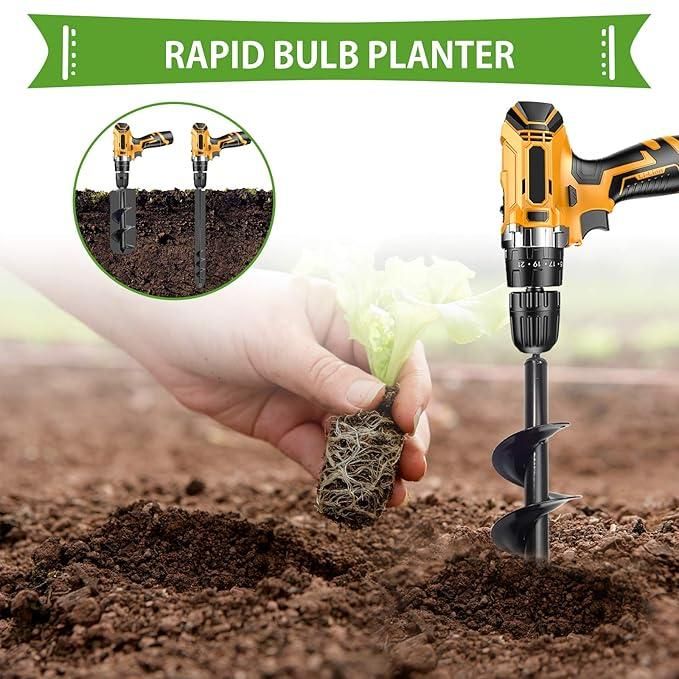Make digging effortless with our Spiral Hole Non Slip Earth Drill. The innovative spiral design cuts through soil smoothly while the secure non-slip handle provides steady control and reduces hand fatigue. Ideal for planting, post installation, and garden projects, this reliable tool transforms challenging digging tasks into simple, manageable work.