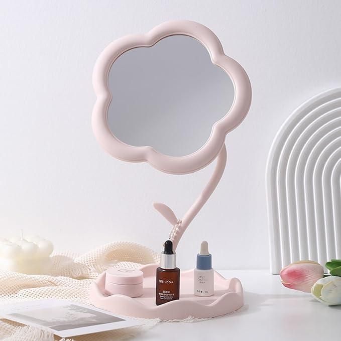 This professionally designed flower-shaped makeup mirror combines form and function with exceptional craftsmanship. The premium reflective surface delivers crystal-clear visibility for precise cosmetic application, while the distinctive floral silhouette adds a sophisticated decorative element to any vanity setup. Engineered for durability and optimal performance in daily beauty routines.