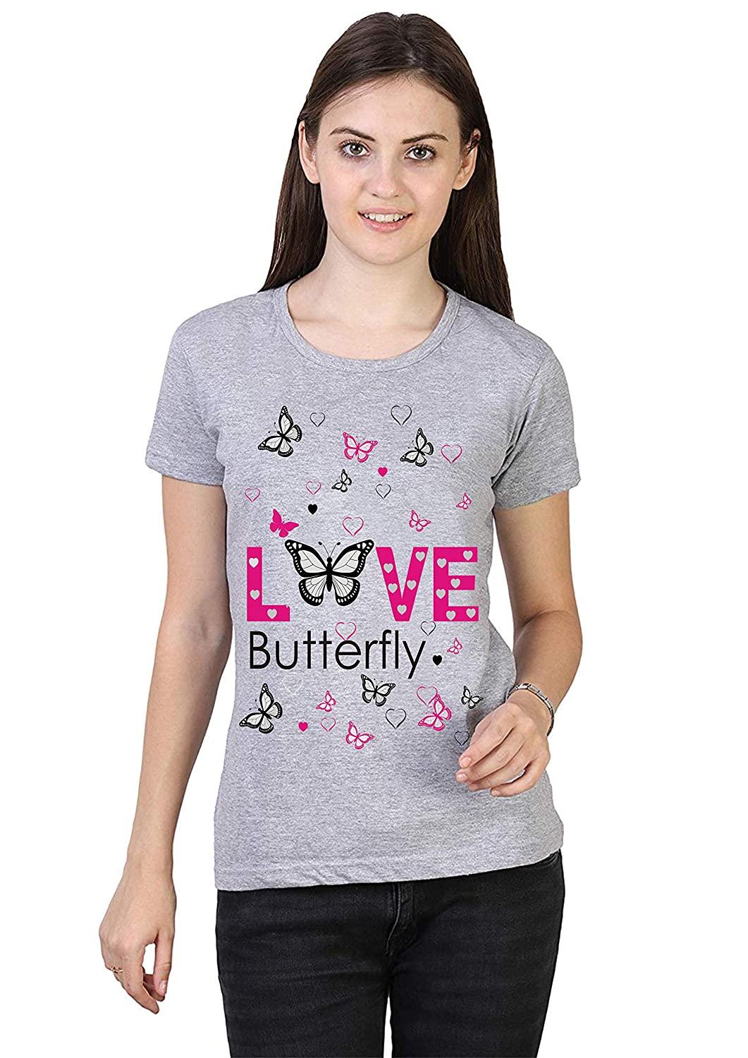 Crafted from premium cotton fabric, this women's printed t-shirt offers exceptional breathability and comfort for all-day wear. The distinctive print adds a stylish element to your casual wardrobe while the durable construction ensures shape retention after multiple washes. Versatile enough to pair with jeans, skirts, or layered under jackets for various occasions.
