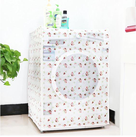 This front load washing machine cover offers reliable protection against dust, moisture, and scratches, helping to extend the life of your appliance. Designed with a random print pattern, it combines functionality with style. The cover fits securely, making it easy to install and remove while safeguarding your washing machine in any environment.