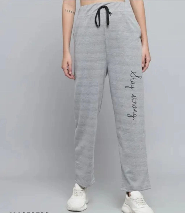 Designed for a refined silhouette, these women's trousers in grey feature a straight fit crafted from a breathable cotton blend. The fabric ensures comfort and durability, making them suitable for both office wear and casual outings. Available in size M, they offer a balanced combination of style and practicality for everyday use.
