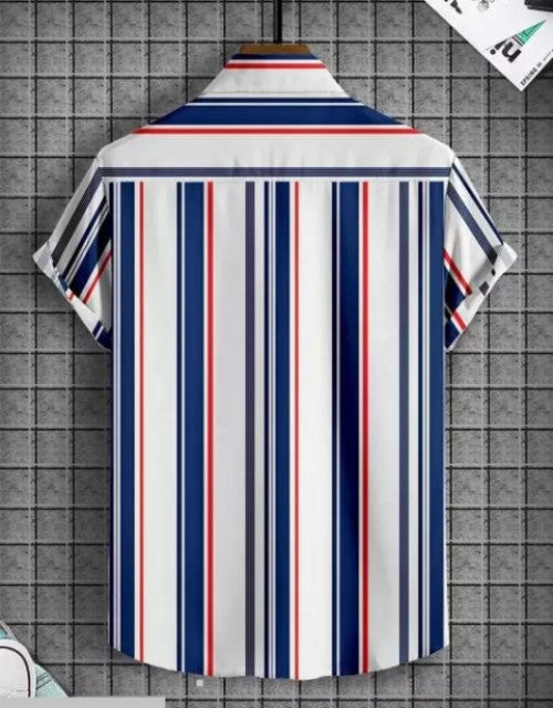 Discover the perfect combination of style and comfort with our Men Regular, Super Slim Fit Striped Casual Shirt. Designed to enhance your physique, this shirt boasts a modern slim fit and stylish striped pattern. Perfect for any casual occasion, elevate your wardrobe with our premium quality shirt.