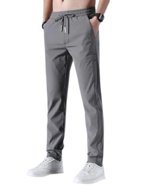 These Men Solid Black and Grey Track Pants come in a convenient pack of two. Made from high-quality fabric, they offer comfort and style for any workout or casual outing. The solid black and grey colors provide both versatility and a sleek look. Upgrade your wardrobe with these fashionable track pants.
