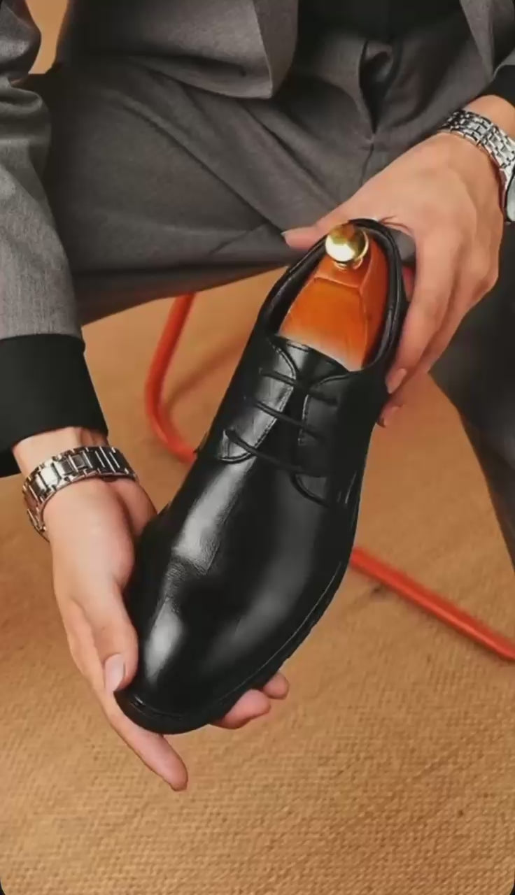 Elevate your formal attire with our Men's Smart Formal Shoes. These expertly crafted shoes boast superior quality and design, providing both comfort and style. Made for the modern man, these shoes are the perfect addition to any professional wardrobe. Perfectly balanced between fashion and function, these shoes are a must-have for any gentleman.