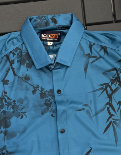 Look stylish and trendy with our Printed Half Sleeves Stylish Shirts for Men. Featuring a modern print and comfortable half sleeves, these shirts are perfect for any occasion. Made with high-quality materials, these shirts are both stylish and durable. Upgrade your wardrobe with these must-have shirts today!
