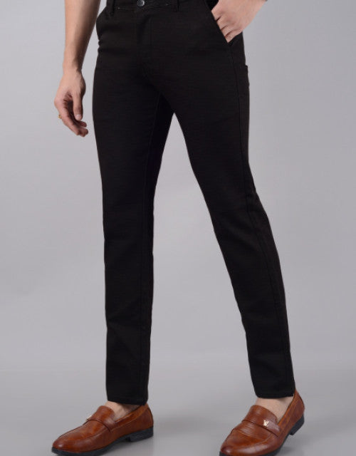 Expertly crafted for a sleek and comfortable fit, our Men's Slim Fit Cotton Stretchable Trousers in Brown are perfect for any occasion. Made with high-quality cotton and a touch of stretch, these trousers provide both style and flexibility. Available in a variety of sizes to ensure the perfect fit.