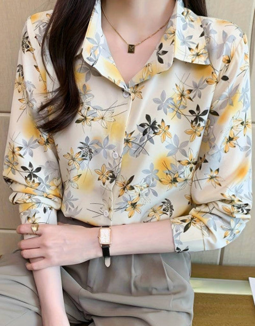This Women Relaxed Fit Printed Formal Shirt delivers professional elegance with practical comfort. The carefully tailored relaxed silhouette ensures freedom of movement without sacrificing structure. Distinguished by its refined print pattern, this shirt provides versatility for corporate environments while maintaining a feminine aesthetic. Premium fabric construction offers durability and a consistently polished appearance throughout the workday.