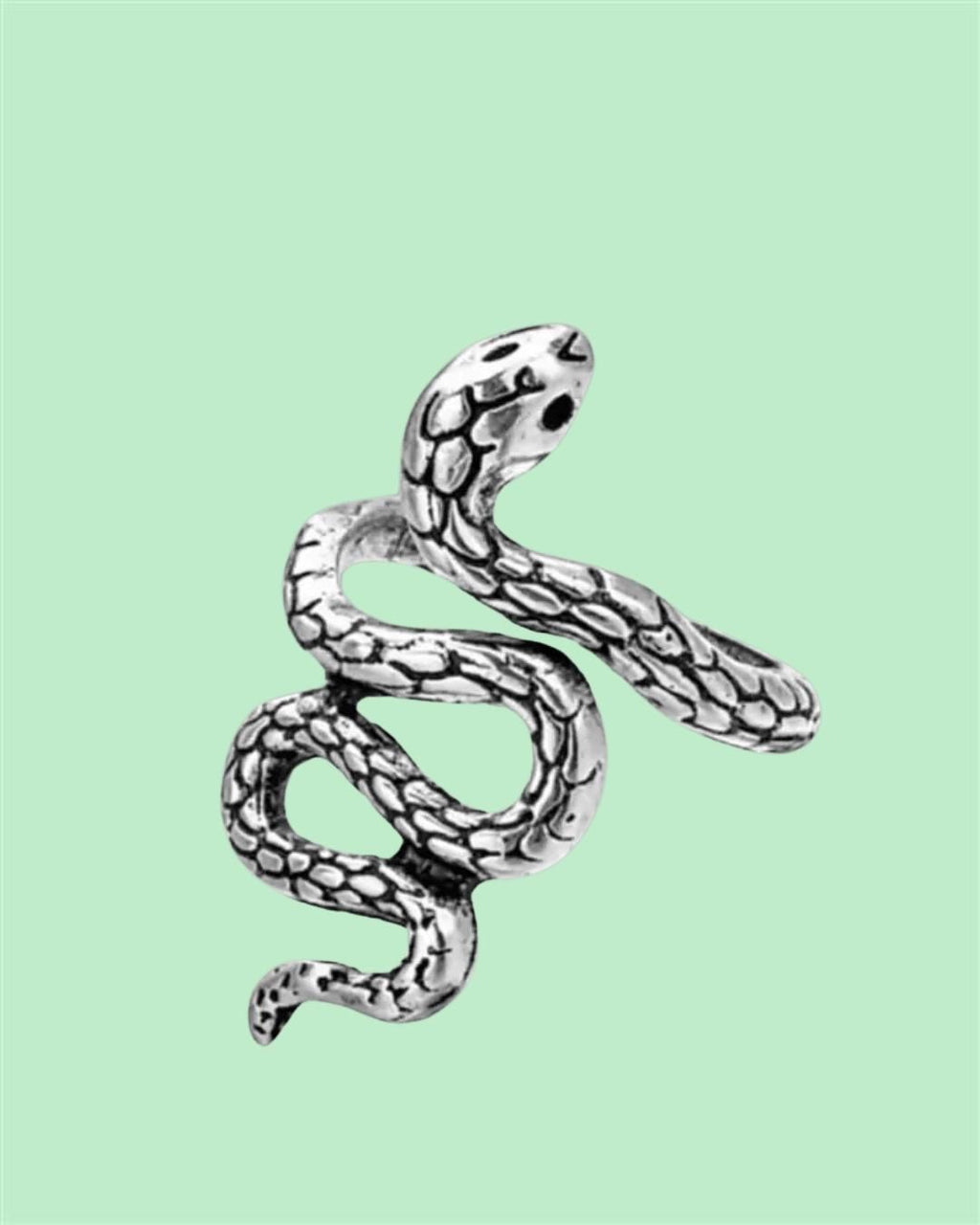 Silver and Black Color Snake Ring For Men and Women

This meticulously crafted Silver and Black Color Snake Ring features a striking dual-tone design suitable for both men and women. The precision-detailed serpentine motif combines elegant silver with contrasting black accents, creating a sophisticated statement piece that complements diverse styles. Versatile enough for daily wear yet distinctive for special occasions.