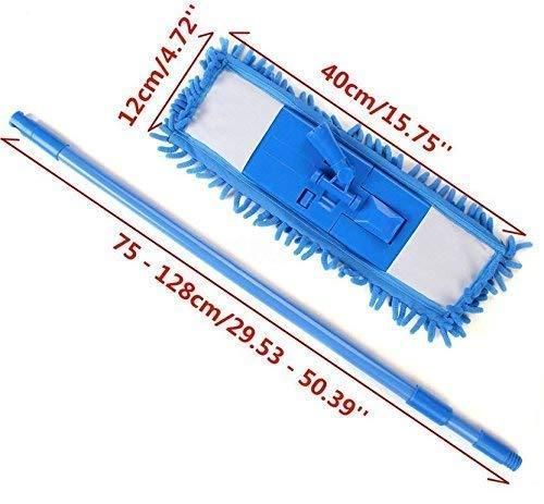 This versatile flat microfiber mop is designed for both wet and dry floor cleaning, ensuring efficient removal of dust, dirt, and spills. Its telescopic long handle provides extended reach and ergonomic comfort, reducing strain during use. The microfiber pad offers superior absorption and gentle cleaning, suitable for various floor types. Ideal for maintaining spotless floors with minimal effort, this mop combines practicality and durability for expert-level cleaning performance.