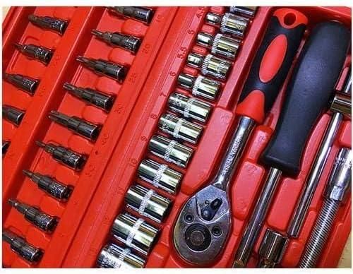 The Hardware Tools 46 in 1 Multi Purpose Combination Socket Tool Kit offers a comprehensive set of sockets and accessories designed for versatile use. Engineered for precision and durability, this kit enables efficient handling of various fastening tasks, making it ideal for professionals and DIY enthusiasts alike. Its compact design ensures easy storage and portability, while the wide range of socket sizes covers multiple applications, enhancing your toolkit’s functionality and readiness for any project.