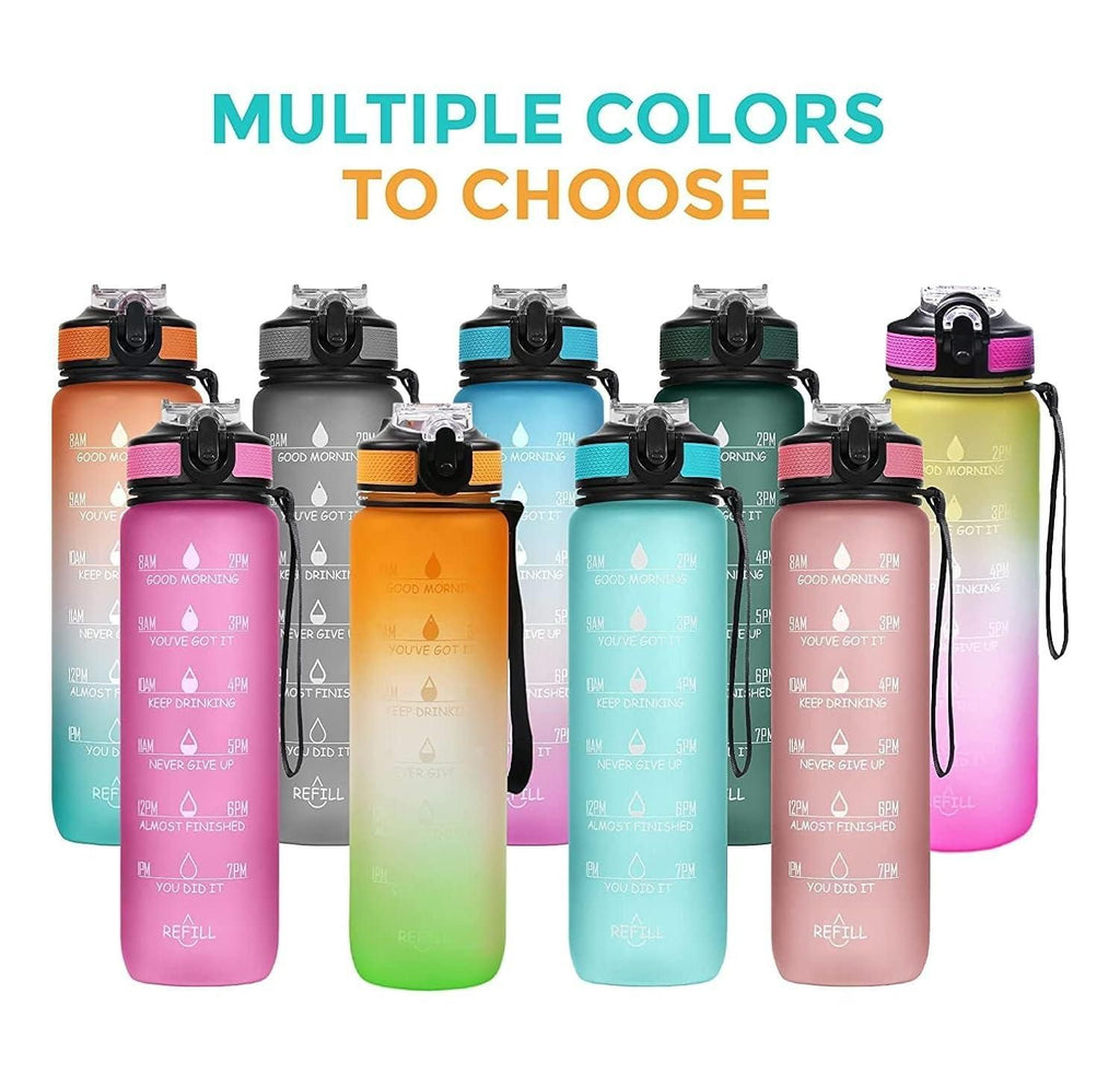 This unbreakable water bottle is engineered for home use, combining durability with functionality. Its robust construction ensures resistance to drops and impacts, providing a reliable hydration companion. The integrated motivational time marker guides you to drink water consistently throughout the day, supporting optimal hydration habits. Designed for ease of use and maintenance, this bottle is an expert choice for those committed to health and wellness at home.