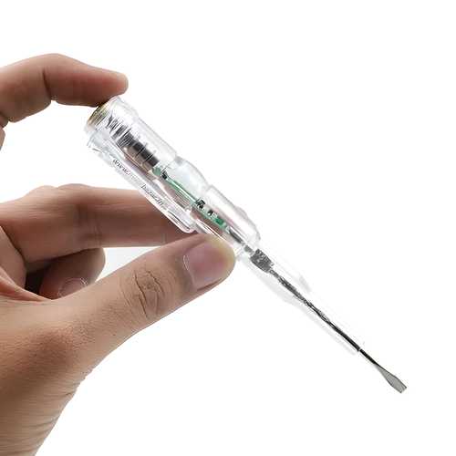 This Multifunction Dual LED AC-DC Tester Pen is your reliable companion for all electrical testing needs. Featuring distinct LED indicators for both AC and DC current detection, it provides clear visual feedback for safer electrical work. Compact and easy to use, this versatile tool helps prevent electrical accidents while offering precise voltage detection. Perfect for professionals and home users who want to ensure electrical safety with confidence.