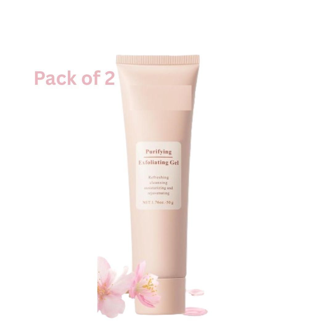 This clinically-formulated purifying exfoliant gel employs specialized micro-particles to effectively remove impurities and dead skin cells. The dual-pack configuration provides extended treatment capability, optimizing skin renewal cycles. Regular application reveals a refined complexion with minimized pore appearance while maintaining essential dermal hydration. Ideal for those seeking professional-grade exfoliation with consistent, measurable results.