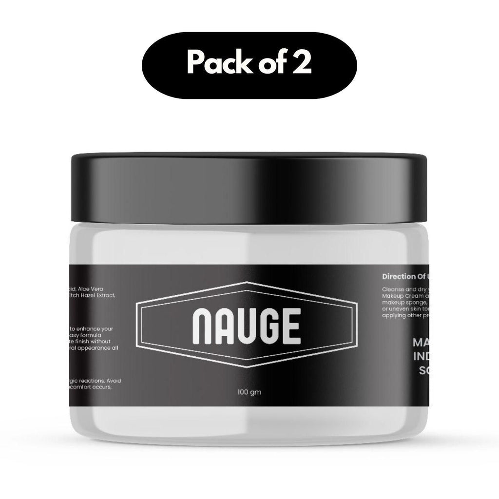 Specially formulated for men's skin, this professional-grade makeup cream provides natural coverage that conceals imperfections while maintaining a masculine appearance. Each 200gm container is designed for easy application and buildable coverage. This value pack of two ensures continuous use for maintaining your groomed look across multiple applications.