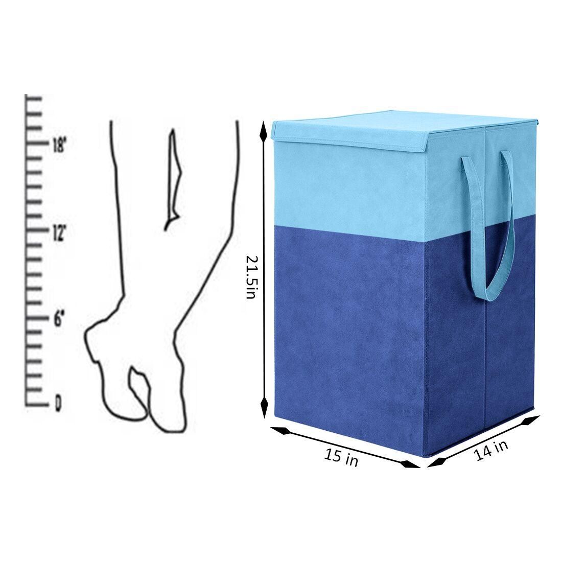 This ergonomically designed laundry basket offers superior functionality with its collapsible structure and integrated lid. The reinforced handle ensures comfortable transportation of heavy loads, while the compact folding mechanism maximizes storage efficiency when not in use. Constructed with premium materials that resist moisture and odors, this basket provides an optimal solution for laundry management in any living environment.