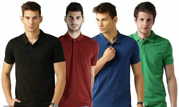 Expertly crafted with a blend of poly cotton, this pack of four men's polo t-shirts offers ultimate comfort and durability. Designed with solid colors and half sleeves, it's perfect for any casual occasion. Elevate your everyday style with these high-quality t-shirts.