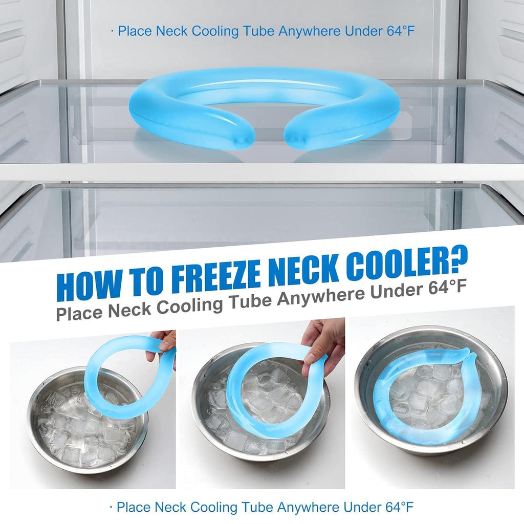Stay cool and comfortable with the Reusable Neck Cooling Wraps Tube. Designed for repeated use, this wrap provides effective cooling relief by retaining cold temperatures for extended periods. Ideal for outdoor activities, workouts, or hot days, it helps regulate body temperature and reduce heat stress. Its lightweight, flexible design ensures a snug fit around the neck, promoting comfort without restricting movement. Easy to activate and maintain, this cooling wrap is a practical solution for anyone seekin