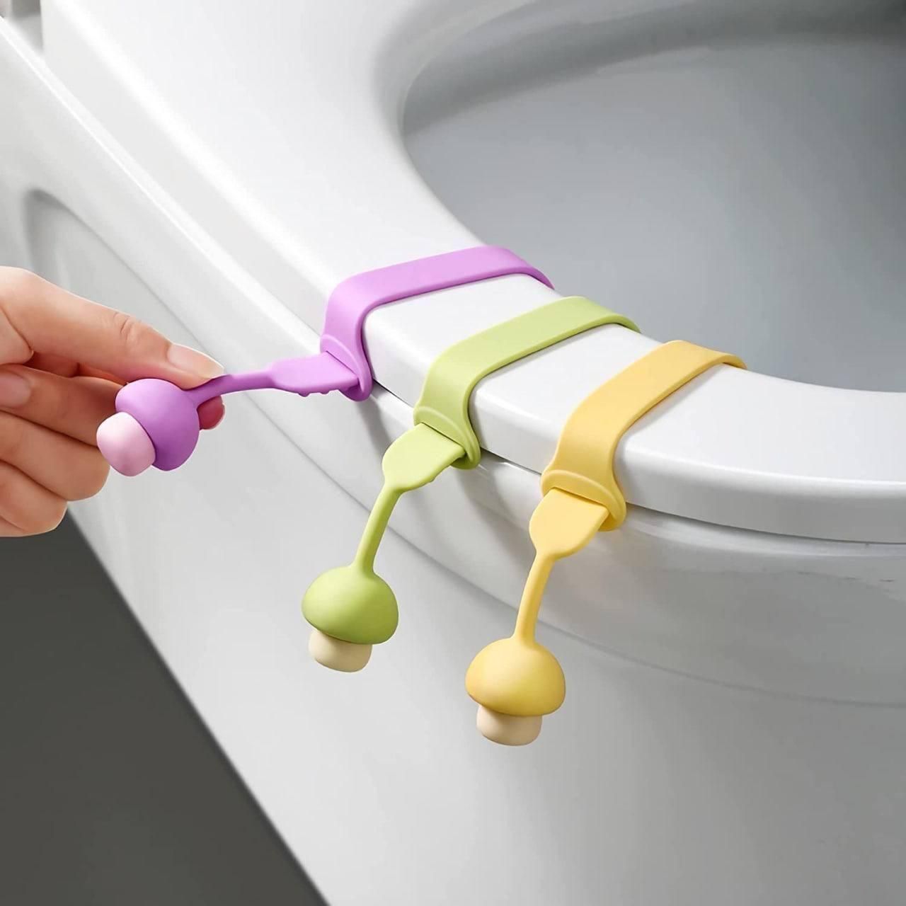 This set of four silicone toilet seat lifters provides a practical and sanitary way to lift toilet seats without direct hand contact. Crafted from high-quality, flexible silicone, these lifters are easy to attach and maintain, promoting better hygiene in any bathroom setting. Their durable design ensures long-lasting use, making them an essential accessory for both residential and commercial restrooms.