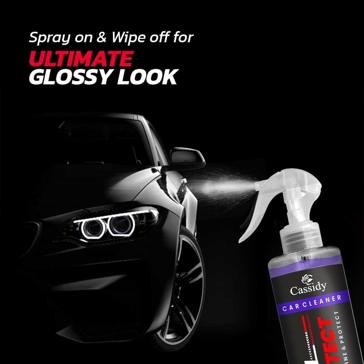 CASSIDY Car Cleaner 100ml (Pack of 2) delivers a high-performance cleaning formula tailored for automotive care. Each 100ml bottle effectively lifts dirt, grease, and contaminants while safeguarding your vehicle’s paint and finish. This pack of two ensures you have ample supply for consistent maintenance, helping to maintain a pristine, showroom-quality appearance. Its easy-to-use formula supports quick application and thorough cleaning, making it an essential product for car enthusiasts and professionals a