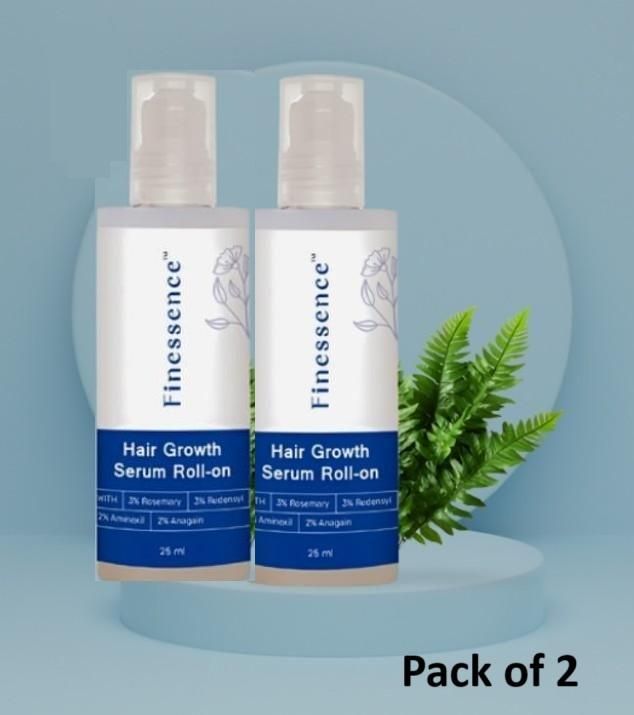 Scientifically formulated Rosemary Hair Growth Serum in convenient roll-on applicators. This dual pack provides 50ml total of our potent formula, designed to stimulate follicles, improve circulation, and promote thicker, healthier hair growth. The precision applicator ensures targeted delivery directly to the scalp without waste or mess.