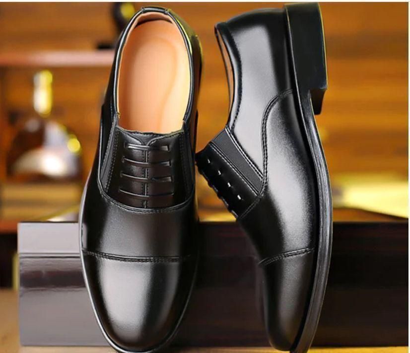 Indulge in ultimate comfort and style with our Men's Smart Formal Shoes. Made for the modern gentleman, these shoes offer a sleek and sophisticated design, perfect for any formal occasion. Crafted with high-quality materials, they provide both durability and elegance. Elevate your look and step confidently into any event with our Smart Formal Shoes.