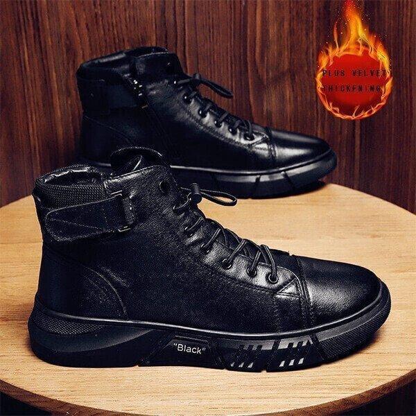 Expertly crafted for both style and comfort, these Men's Casual Boots are the perfect addition to any wardrobe. Made with high-quality materials, they provide lasting durability for any outdoor adventure. With their sleek design and versatile wearability, these boots are a must-have for any fashionable and practical man.