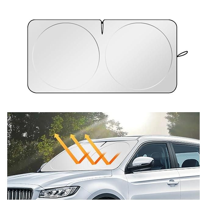 The Folding Car Window Sunshade Cover is designed to provide superior sun protection, reducing heat buildup and shielding your car’s interior from harmful UV rays. Its compact, foldable design allows for quick installation and effortless storage, making it a practical solution for daily use. Engineered for durability and ease of use, this sunshade enhances driving comfort while preserving your vehicle’s interior condition.