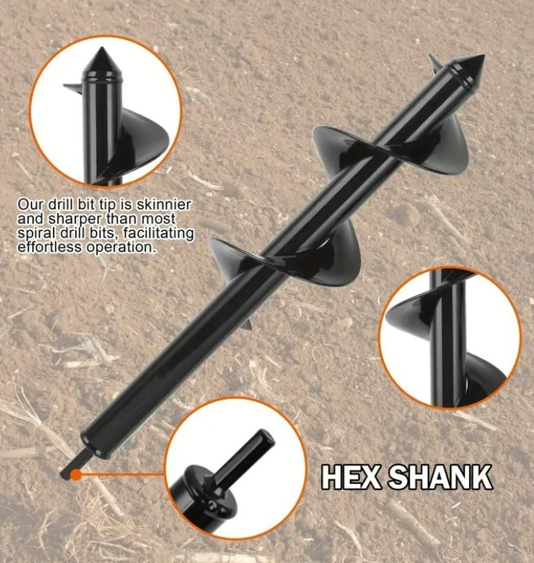 Make digging effortless with our Spiral Hole Non Slip Earth Drill. The innovative spiral design cuts through soil smoothly while the secure non-slip handle provides steady control and reduces hand fatigue. Ideal for planting, post installation, and garden projects, this reliable tool transforms challenging digging tasks into simple, manageable work.
