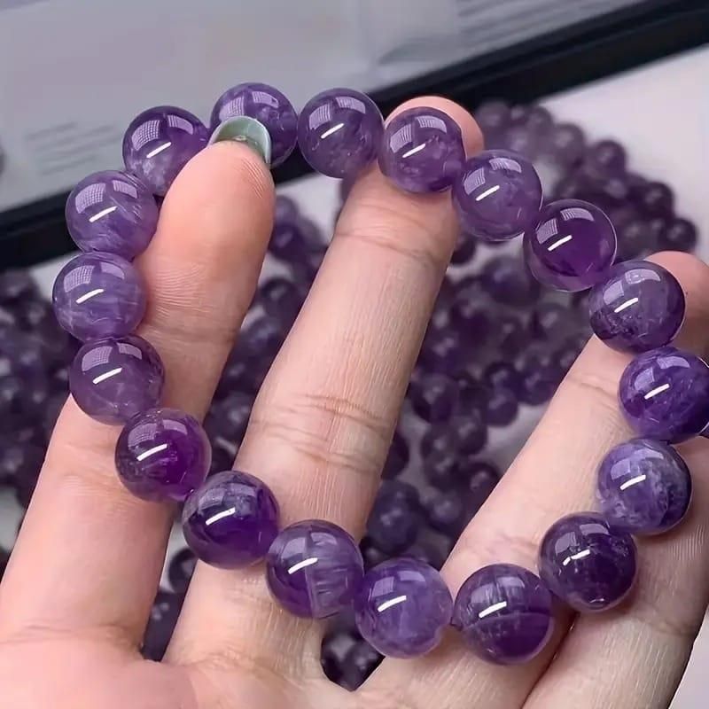 Elevate your accessory collection with our Stretchable Handmade Natural Crystal Stone Bracelets. Each pack contains two meticulously crafted bracelets featuring genuine natural crystal stones. The stretchable design ensures comfortable wear while accommodating various wrist sizes. These versatile pieces complement both casual and formal attire, making them perfect for daily wear or special occasions.