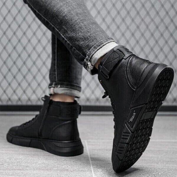 Expertly crafted for both style and comfort, these Men's Casual Boots are the perfect addition to any wardrobe. Made with high-quality materials, they provide lasting durability for any outdoor adventure. With their sleek design and versatile wearability, these boots are a must-have for any fashionable and practical man.