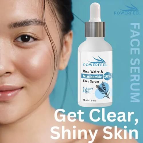 Harness the power of traditional Asian skincare with our Rice Water and 10% Niacinamide Face Serum. This potent 30ML formula combines rice water's brightening properties with niacinamide's proven ability to minimize pores and regulate sebum production. Clinically formulated to reduce hyperpigmentation, strengthen the skin barrier, and improve overall texture for a balanced, radiant complexion.
