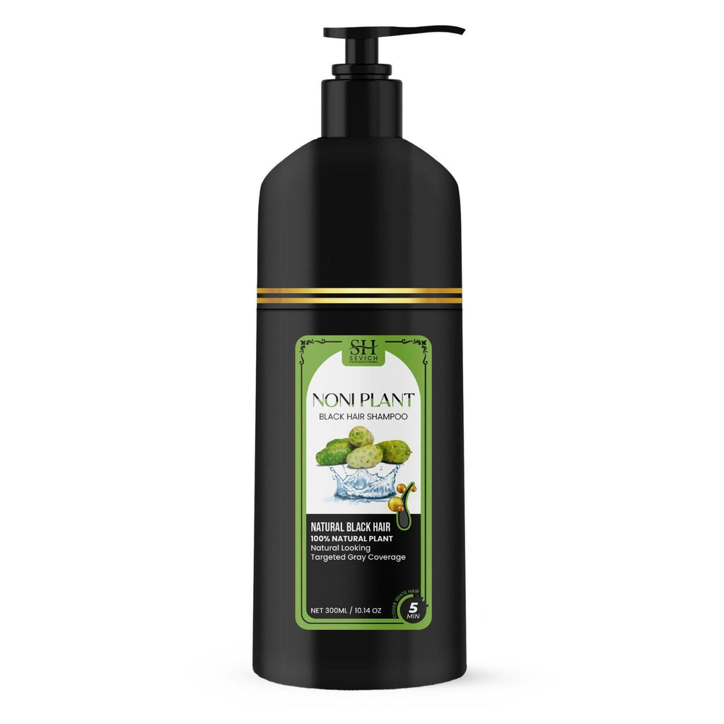 Noniplant Black Hair Shampoo combines advanced color-depositing technology with effective cleansing properties to gradually darken gray hair while maintaining scalp health. This economical dual pack provides 600ml total, ensuring consistent results over extended use. The specialized formula works progressively with each wash, delivering natural-looking black pigmentation without harsh chemicals typically found in permanent dyes.