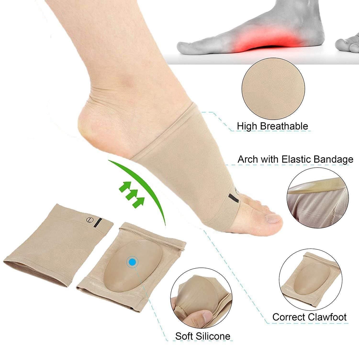 The Arch Pad for Foot Care provides targeted support to the foot’s arch, helping to alleviate discomfort and improve overall foot alignment. Designed for daily use, it enhances stability and reduces strain on the plantar fascia, making it ideal for those experiencing arch pain or fatigue. Its ergonomic design ensures a comfortable fit inside most footwear, promoting better posture and foot health throughout the day.
