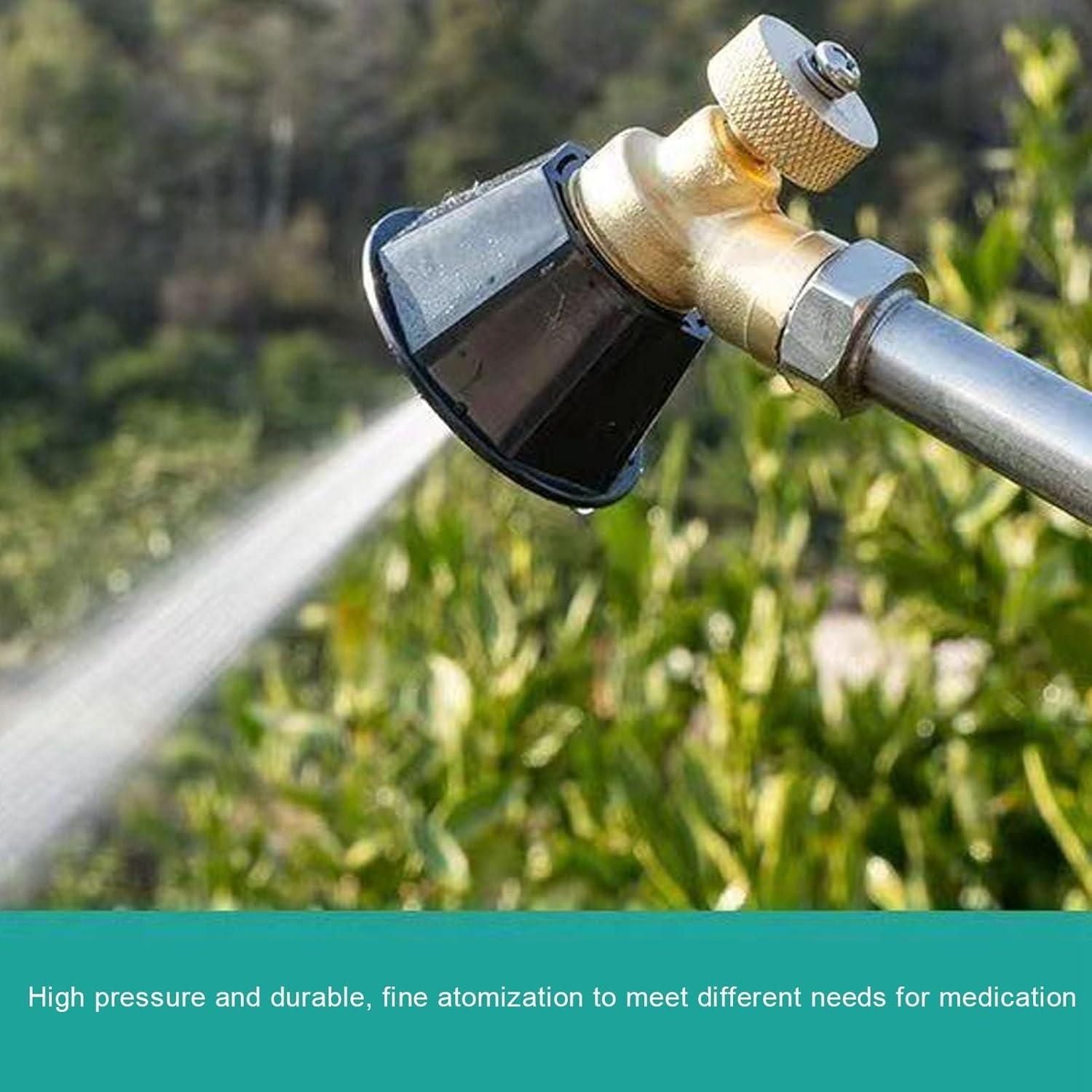 The Adjustable High Pressurized Sprayer Nozzle Atomizer offers precise spray control with its customizable nozzle, enabling fine misting or targeted streams. Engineered for high pressure, it ensures efficient atomization for uniform coverage, making it suitable for professional gardening, cleaning, and industrial applications. Its robust construction guarantees durability and consistent performance under demanding conditions. This nozzle enhances efficiency by minimizing overspray and optimizing liquid use,