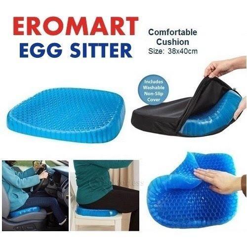 The EGG SITTER SUPPORT CUSHION utilizes innovative gel-grid technology to provide therapeutic relief for pressure points. Its orthopedic design promotes proper spinal alignment while absorbing impact, making it ideal for individuals with sciatica, tailbone pain, or recovering from surgery. The durable, hypoallergenic material maintains its shape through prolonged use and features a non-slip base for stability on any seating surface.