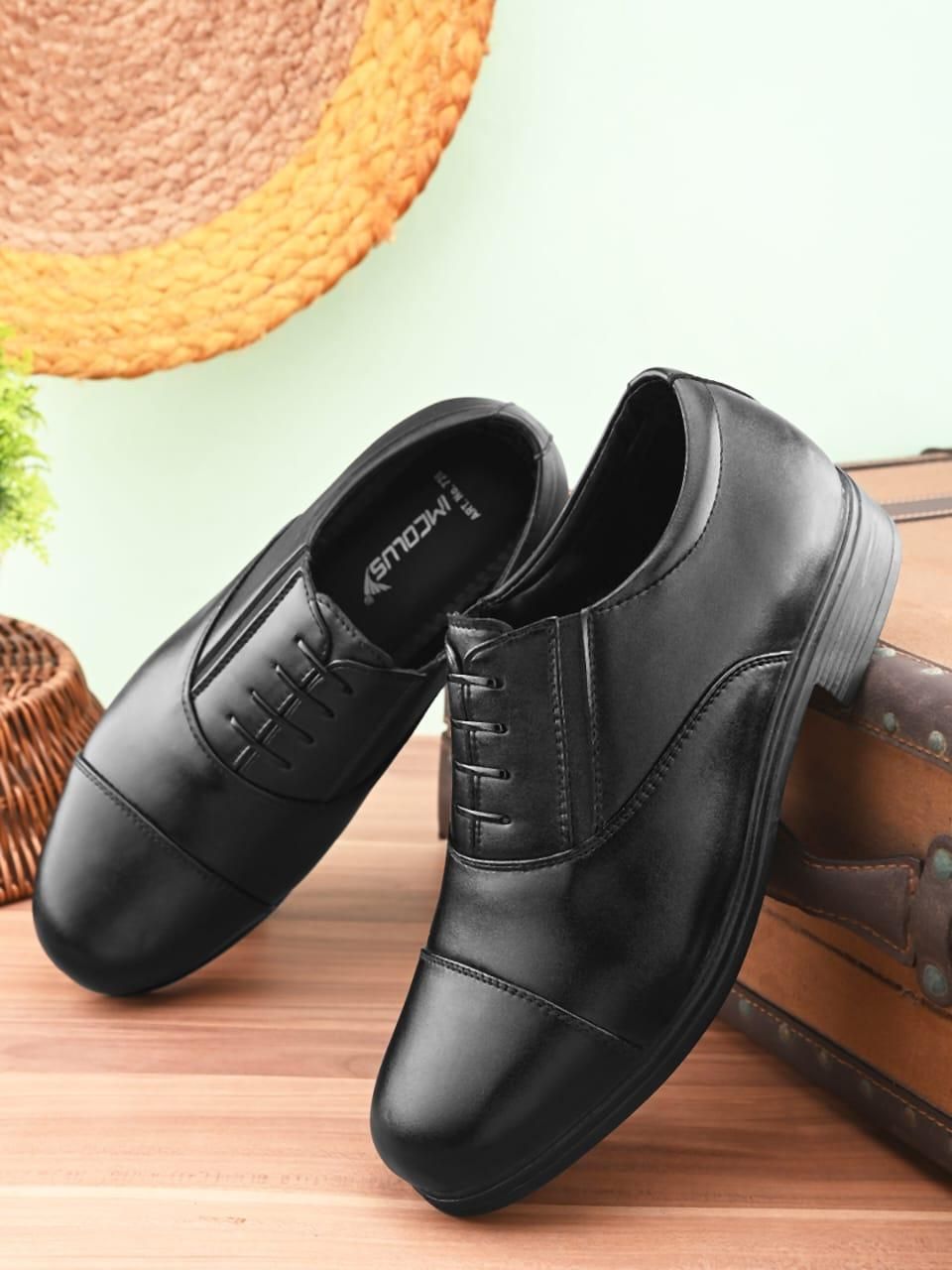 Upgrade your wardrobe with our Men's Smart Formal Shoes. Designed with style and comfort in mind, these shoes are perfect for any formal occasion. Crafted from high-quality materials, they provide durability and long-lasting wear. Elevate your look and make a statement with these sleek and sophisticated shoes.