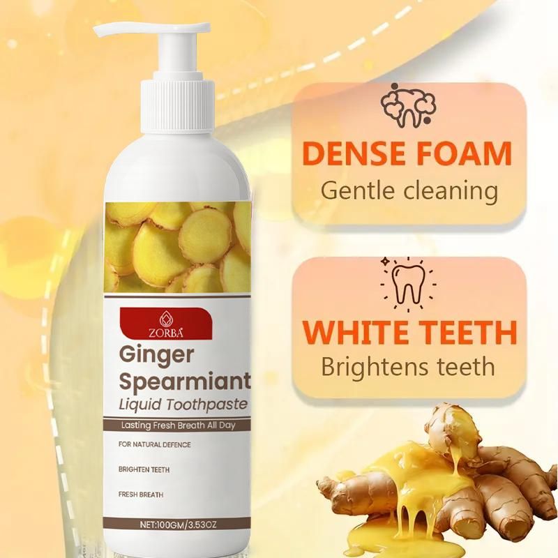 Zorba Ginger Spearmint Toothpaste combines therapeutic ginger extract with refreshing spearmint for superior oral care. This 100gm formulation effectively removes plaque while providing anti-inflammatory benefits from natural ginger compounds. The balanced pH formula helps maintain optimal oral microbiome while delivering long-lasting breath freshness without harsh chemicals or artificial additives.