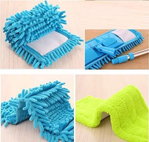 This versatile flat microfiber mop is designed for both wet and dry floor cleaning, ensuring efficient removal of dust, dirt, and spills. Its telescopic long handle provides extended reach and ergonomic comfort, reducing strain during use. The microfiber pad offers superior absorption and gentle cleaning, suitable for various floor types. Ideal for maintaining spotless floors with minimal effort, this mop combines practicality and durability for expert-level cleaning performance.