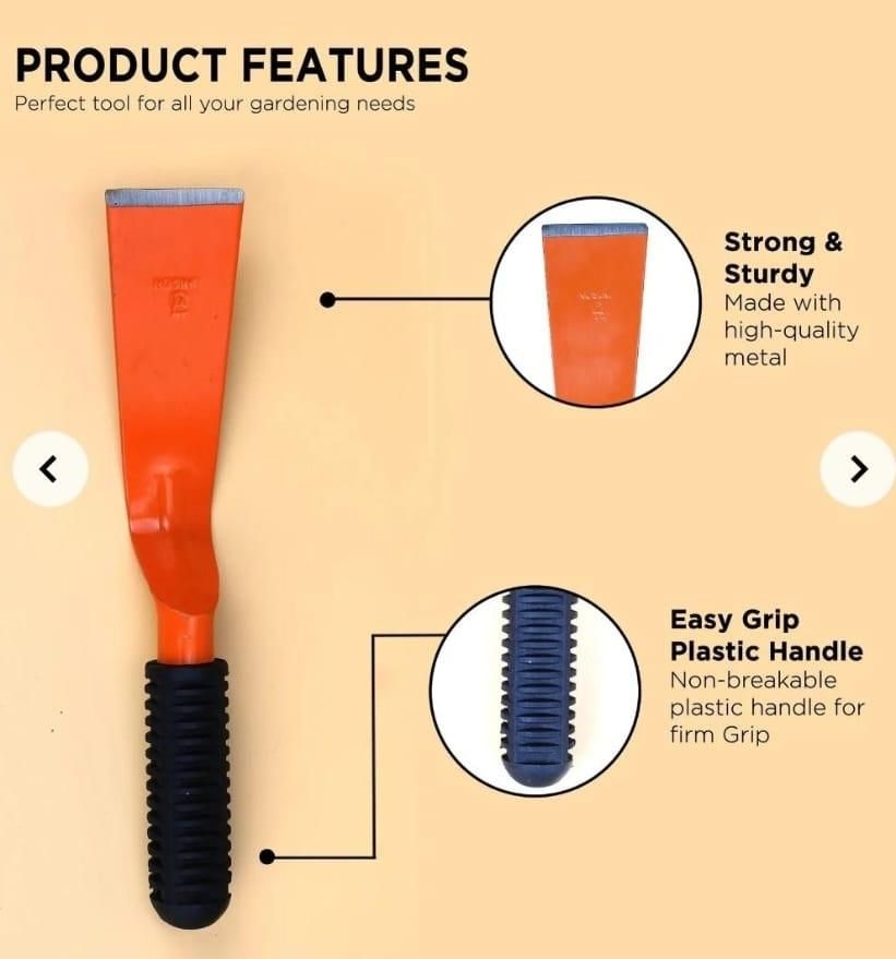 Experience the effortless and efficient gardening with our Plant Gardening Khurpa Tool. Crafted with precision and durable materials, this tool makes gardening a breeze. Its ergonomic design ensures comfortable and easy handling, ideal for maintaining your plants and cultivating your garden. Simplify your gardening tasks with our Khurpa Tool.