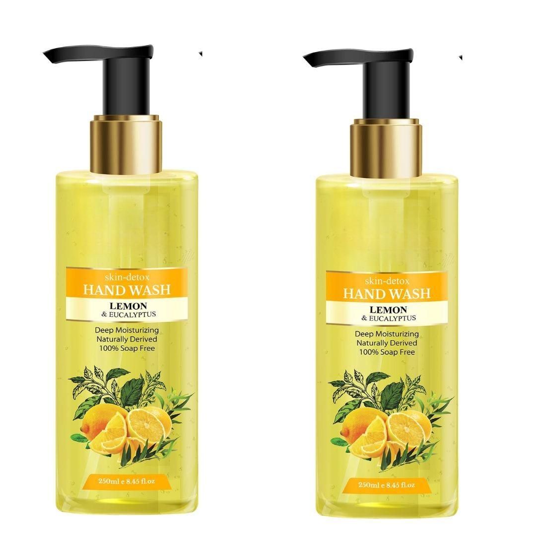 Our Skin-Detox Hand Wash with Lemon and Eucalyptus offers a thorough cleanse that removes dirt and bacteria while maintaining skin’s natural moisture. The 250 ml bottle delivers a refreshing blend that invigorates and soothes hands, making it ideal for frequent use. Benefit from the BUY 1 GET 1 FREE offer to ensure continuous hand hygiene with a product designed for both effectiveness and care.